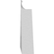 Ekena Millwork Acorn Architectural Grade PVC Pediment, 52"W x 13"H x 2-3/4"P (Pitch 6/12) PEDPS052X130ACR00 - alternate 5